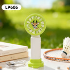 Portable USB Rechargeable Handheld Fan with Cute Rabbit Design Lightweight Personal Cooling Fan