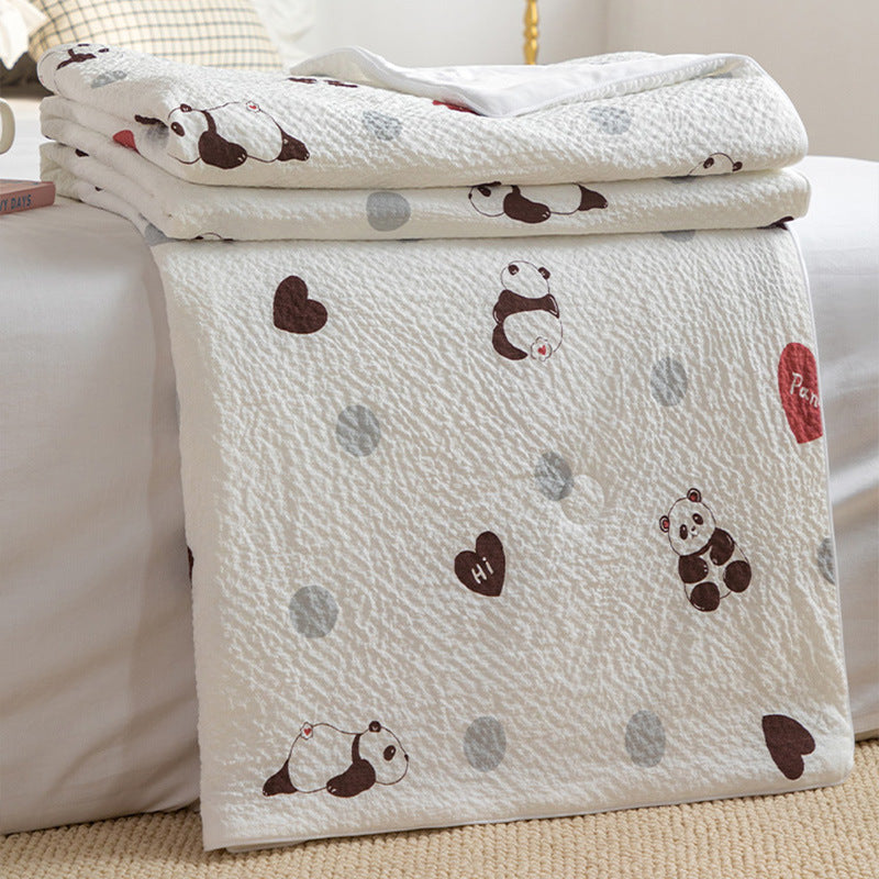 Women's Cozy Blanket Soft Breathable Fabric Panda Design