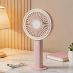 Portable Table Fan With USB Connection and Adjustable Tilt Quiet Compact Design