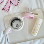 Insulated Women’s Water Bottle Leak-Proof Lid Built-In Straw Floral Design Compact Size