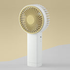 Portable Handheld Fan Rechargeable Battery Compact Quiet Operation Lightweight for Travel and Outdoor Use