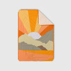 Unisex Cotton Blanket Breathable Soft Cozy Modern Graphic Design