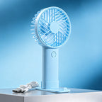 Portable Mini Fan with Flexible Mount USB Connection Compact Personal Cooling for Women