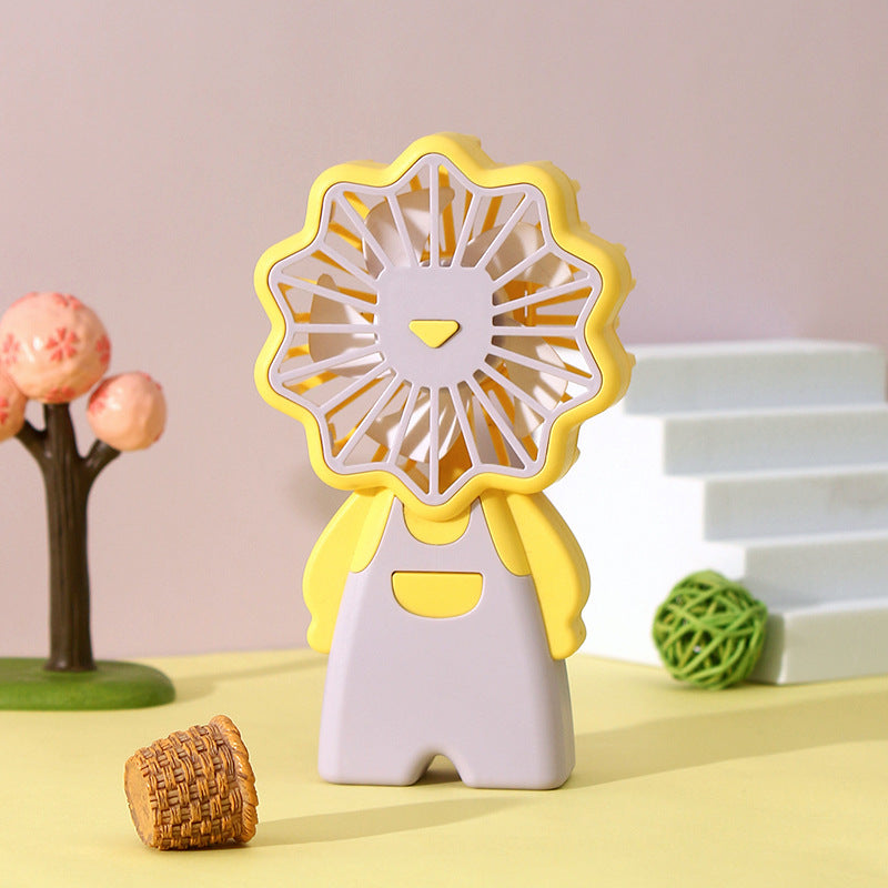 Ladies Hand Fan Portable Character Design Lightweight Cooling Fan