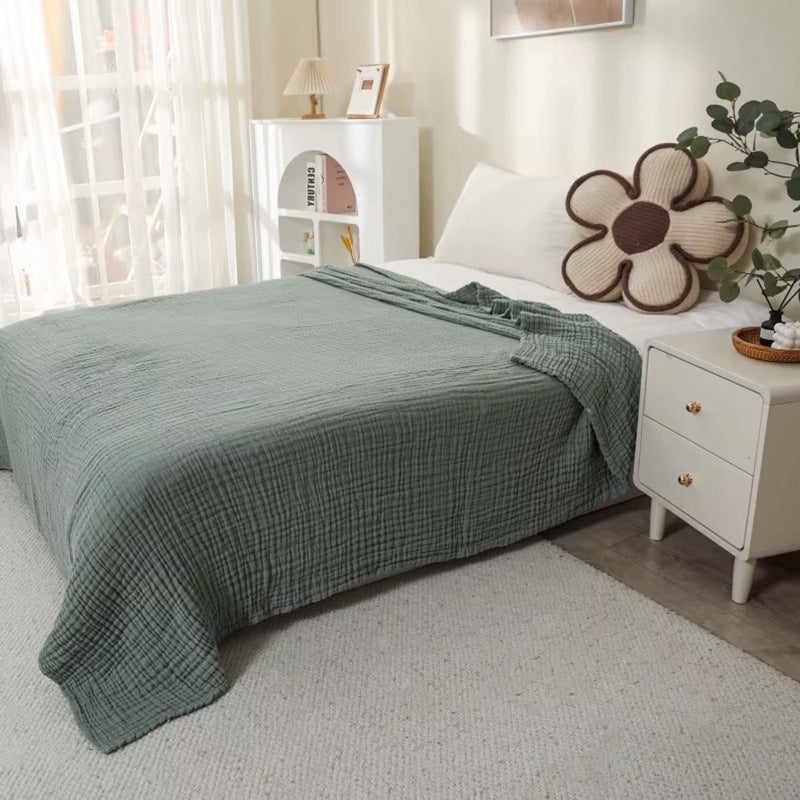 Bowlift Waffle Texture Blanket Soft Breathable Throw for Bed and Sofa