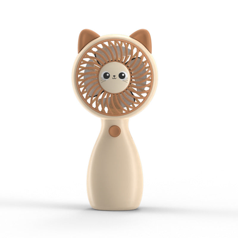 Portable Handheld Fan for Women Cat Design Compact Battery Operated