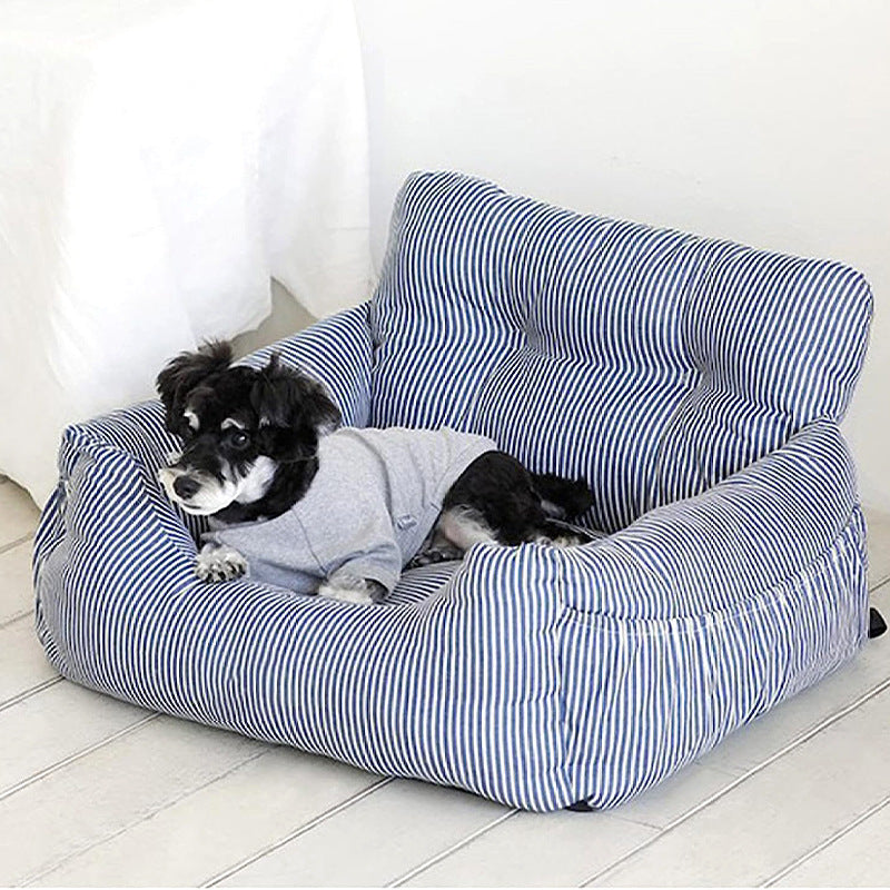 Harrow Pet Seat Cushion Durable Breathable Non-Slip Removable Cover for Home Car Camping