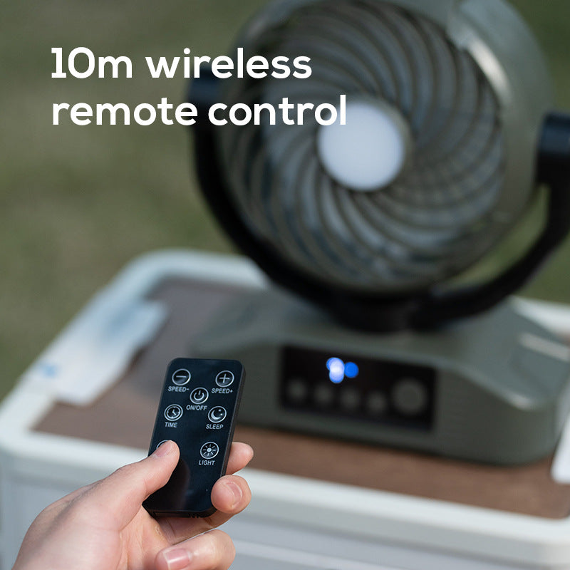 Portable Multifunction Personal Fan with LED Display and Adjustable Tilt, Quiet Energy-Efficient Table Fan for Home and Office