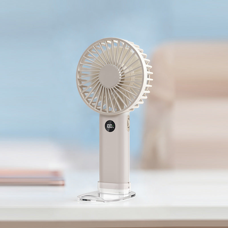 Rechargeable Desk Fan Portable Quiet Adjustable Speed Compact Design