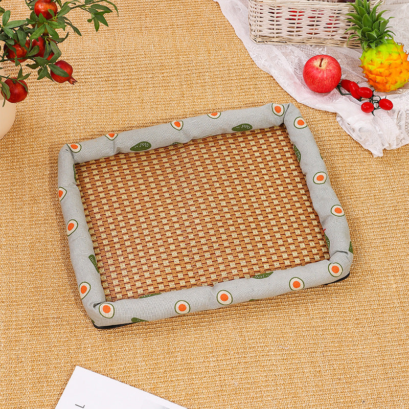 Cooling and Breathable Pet Bed with Soft Edge for Comfort and Air Circulation