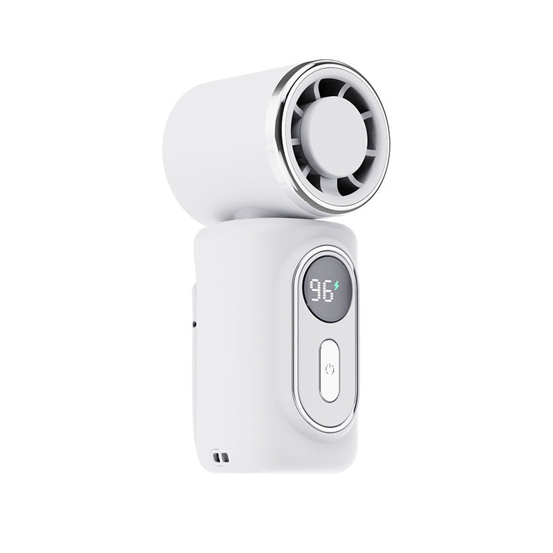 Portable Mini Fan USB Rechargeable with LED Display Lightweight Personal Cooling Fan for Women