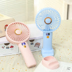 Portable Battery Fan with Digital Speed Display USB Rechargeable Lightweight Personal Cooling Fan