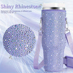 Women's Insulated Water Bottle with Versatile Carrying Bag Durable and Stylish Design