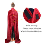 Women's Hooded Coat Ultra-Soft Microfiber Fabric with Pockets Cozy Warm Outerwear