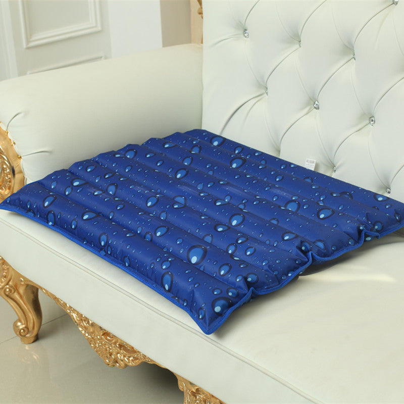 Cooling Seat Cushion with Snowflake Pattern Ergonomic Breathable Comfort Bowlift