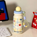 Insulated Water Bottle for Women BPA-Free Flip Cap Leakproof Dog Design