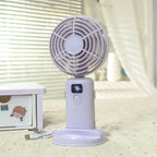 Portable Mini Fan with Digital Control USB Powered Compact Personal Cooling Fan