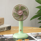 Portable Table Fan with Tilting Head Compact Quiet Desk Fan for Home Office