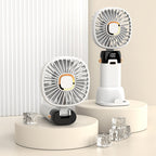 Portable Mini Fan Compact Lightweight Rechargeable Battery-Powered Handheld Fan