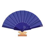 Ladies Decorative Fan with Elegant Wooden Handle Lightweight Stylish Accessory