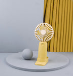 Rechargeable Mini Tabletop Fan Portable Quiet Adjustable Speed Harrow