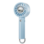 Harrow Ergonomic Portable Handheld Fan Rechargeable Battery Adjustable Speed Settings