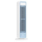 Compact Vertical Air Circulator Fan Quiet Operation Adjustable Speeds Space-Saving Design