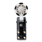 Portable Fan Compact Lightweight Adjustable Wind Speed with LED Light and Digital Display