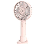 Portable Battery Operated Personal Fan Compact Adjustable Speed Handheld for Travel Office