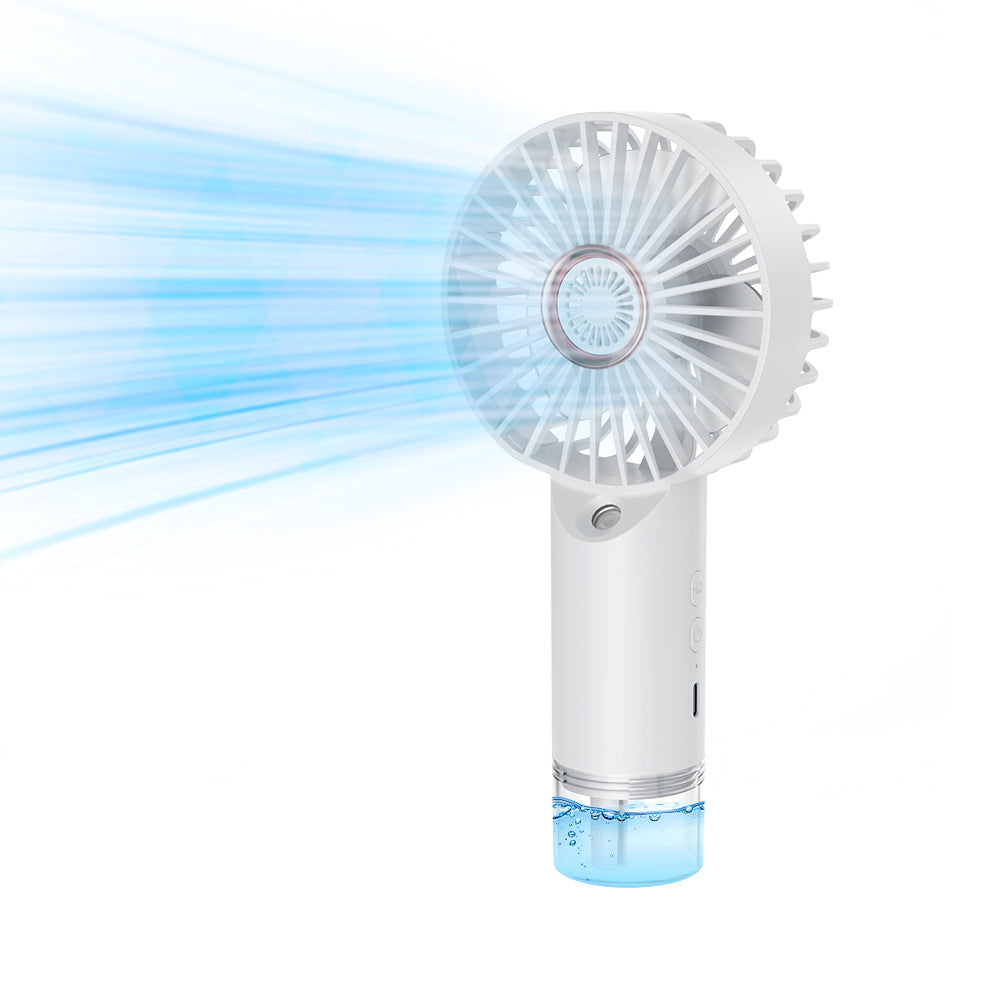 Portable Mini Fan with Water Mist Sprayer Lightweight Compact Personal Cooling Fan
