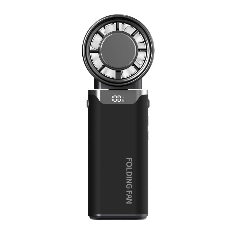 Harrow Compact Folding Handheld Fan Rechargeable Portable Personal Cooling Fan