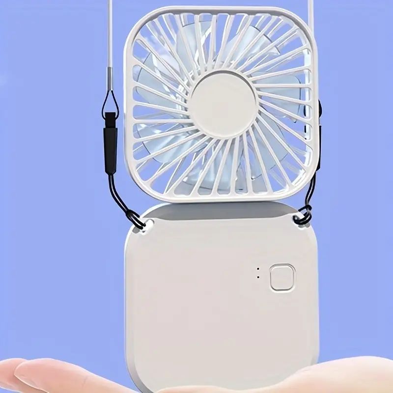 Compact Clip-On Fan Portable Rechargeable Battery Operated Lightweight
