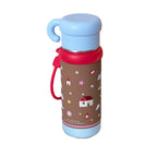 Unisex BPA-Free Plastic Water Bottle Leak-Proof Fruit Design with Carry Handle