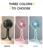Handheld Portable Cooling Fan Rechargeable Lightweight Personal Fan for Travel