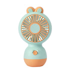 Compact Portable Battery-Powered Table Fan USB Rechargeable Mini Desk Fan Quiet Whisper Motor