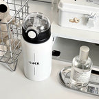 Women's Insulated Water Bottle with Flip Lid and Handle BPA-Free Eco-Friendly Design