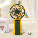 Portable Handheld Fan USB Rechargeable Flexible Tilt Compact Personal Cooling Fan