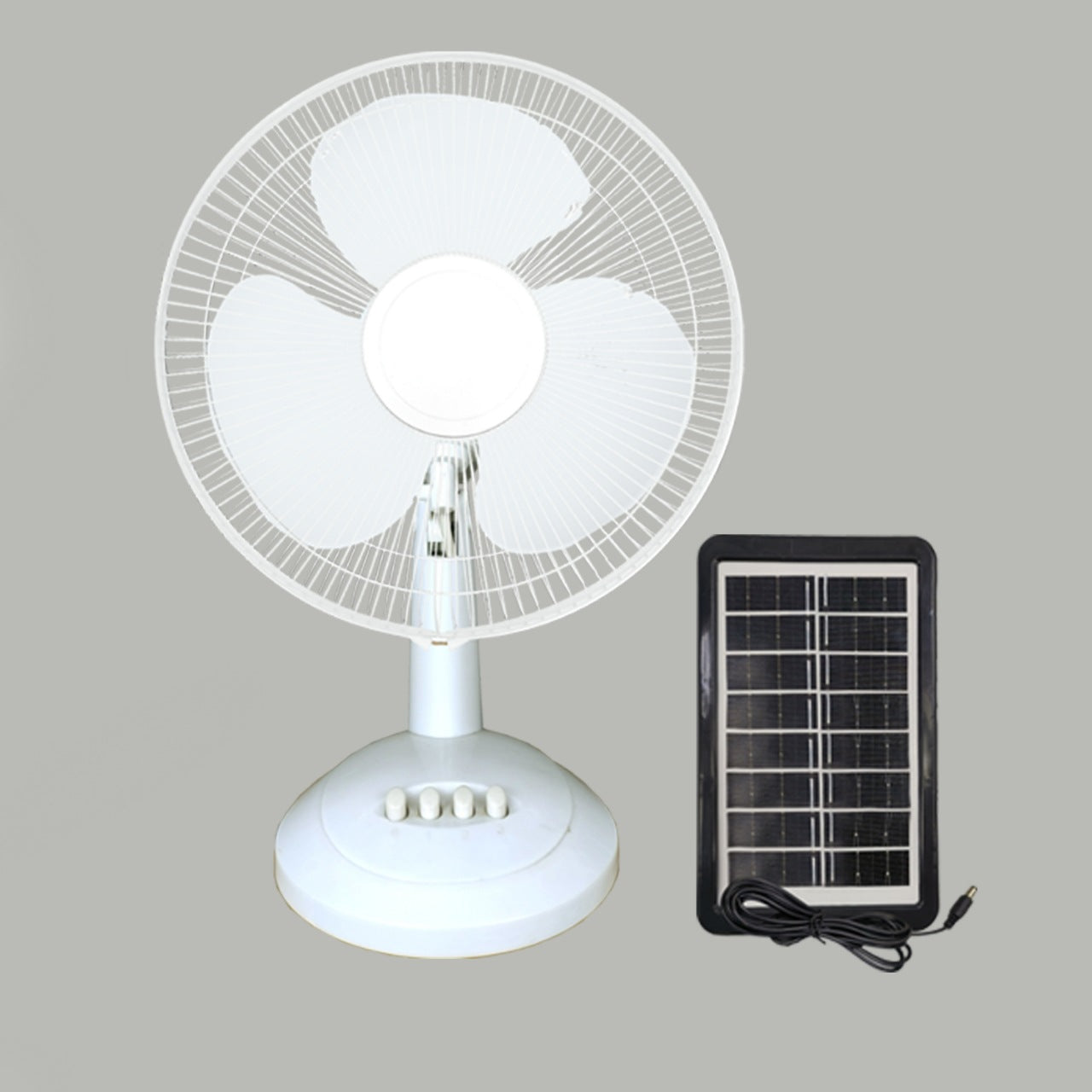 Portable Solar Cooler Fan Lightweight Compact Outdoor Personal Cooling Fan with Multiple Speeds