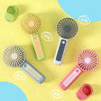 Harrow Portable Rechargeable Handheld Cooling Fan Lightweight Compact with Multiple Speeds