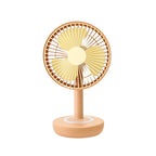 Portable USB Fan for Women with Floral Pattern Adjustable Speeds Quiet Operation