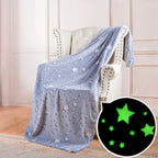 Unisex Sports Fleece Blanket Soft Cozy Throw with Bright Colorful Sports Ball Design
