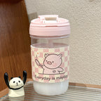 Reusable Water Bottle for Women BPA-Free Plastic Leakproof Flip Lid Eco-Friendly Design
