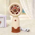 Portable Mini Handheld Fan USB Rechargeable Lightweight Compact for Women and Travel