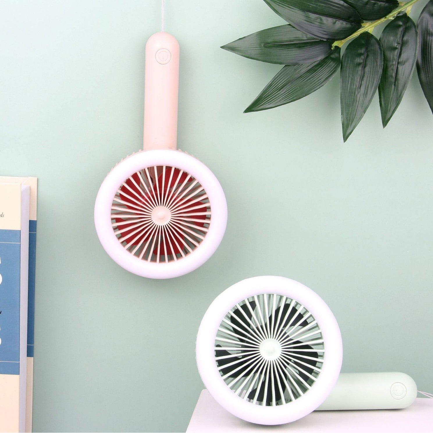 Rechargeable Personal Hand Fan Portable USB Battery Operated Adjustable Speed Compact Lightweight