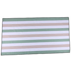 Brehn Picnic Blanket Water-Resistant Striped Outdoor Blanket with Carrying Bag