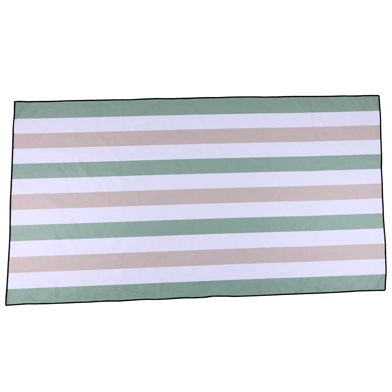 Brehn Picnic Blanket Water-Resistant Striped Outdoor Blanket with Carrying Bag