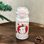 Insulated Ladies Water Bottle With Leak-Proof Safety Lid and Animal Design