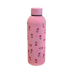 Insulated Stainless Steel Water Bottle for Women Floral Design Leak-Proof Screw Cap