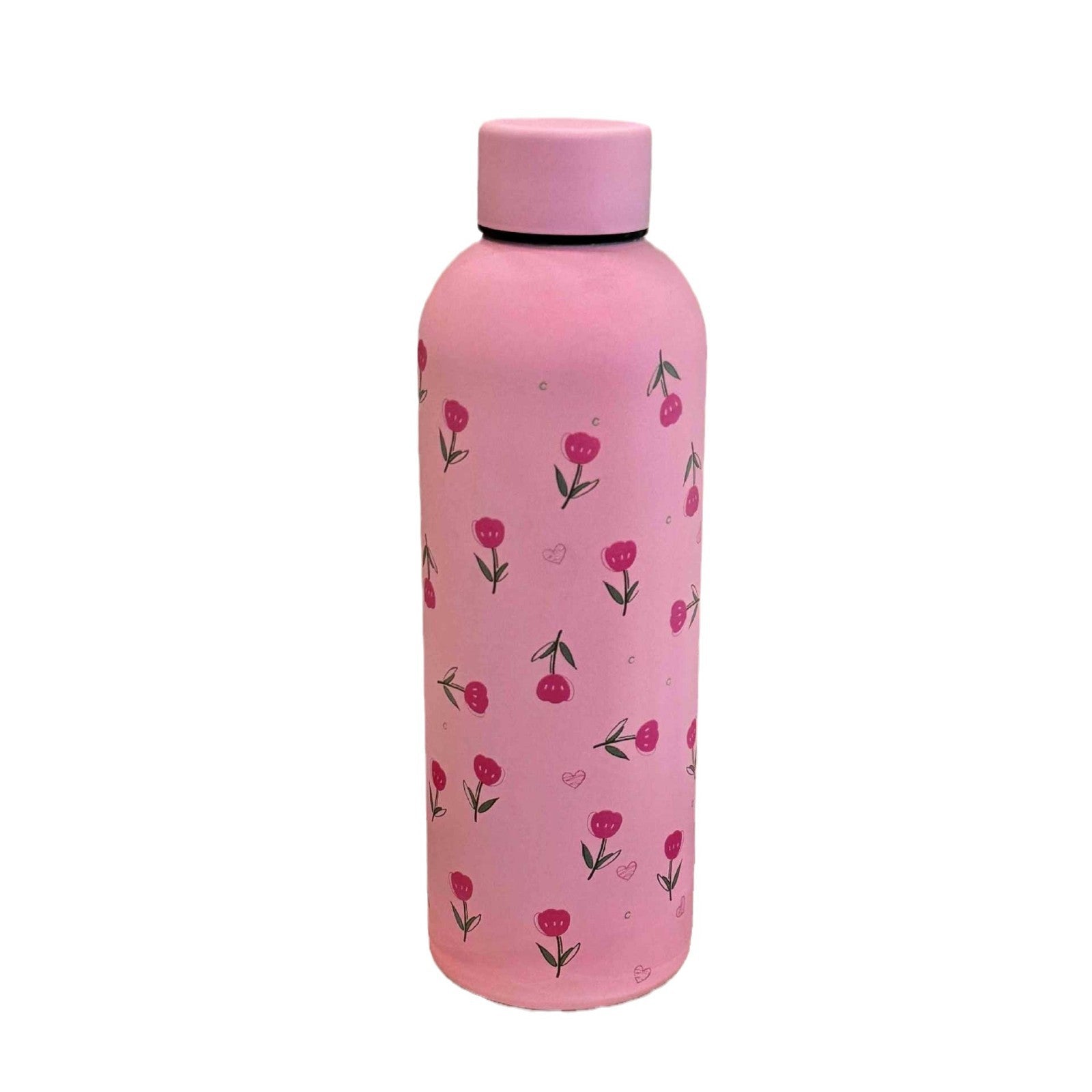Insulated Stainless Steel Water Bottle for Women Floral Design Leak-Proof Screw Cap