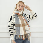 Ladies Fashionable Scarf Soft Material Long Size with Elegant Fringes
